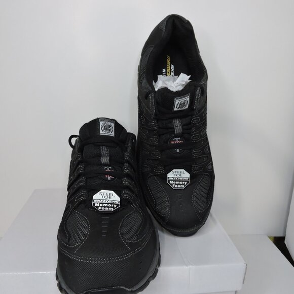 Skechers men's Cankton steel toe safety shoes. brand new. - Picture 3 of 4